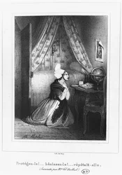 Eine junge Frau aus der Normandie, ca. 1830-40