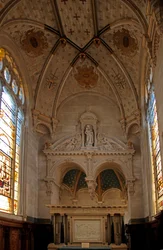 Ansicht der Kapelle im Schloss Chantilly