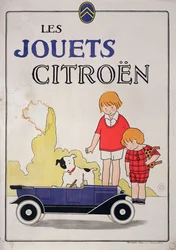 Werbung für Citroen-Spielzeug, 1922