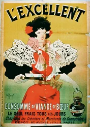Werbung für LExcellent Rinderconsommé