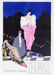 Anzeige für den Schuhmacher Thomas aus der Modezeitschrift Art-Gout-Beaute, 1924