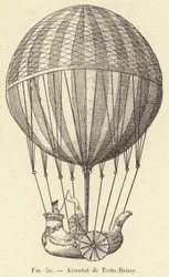 Aerostat de Testu-Brissy (Gravur)