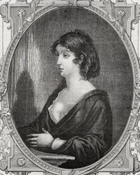 Aimee Cecile Renault (1774-94) graviert von Pannemaker nach Rambert, aus 