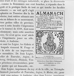 Almanach von Michel de Nostradame (Nostradamus) (1503-66) 1715