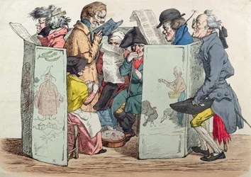 Ein literarischer Salon im Freien, frühes 19. Jahrhundert