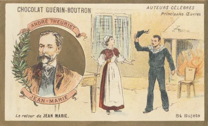 André Theuriet (1833-1907), französischer Dichter, Romanautor und Dramatiker, Autor von „Jean-Marie“, Drama (1872)