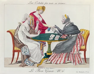 Beim Wahrsager, aus le Bon Genre, 1800