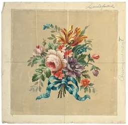 Aubusson-Design für eine Stuhllehne