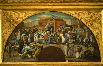 Fischauktion in Les Halles in Paris