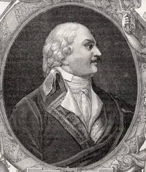 Auguste-Henri-Marie-Picot, Marquis de Dampierre, graviert von Stephane Pannemaker (1847-1930) aus 