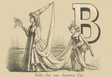 B: Die Schöne mit dem goldenen Haar