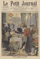 Frühstück im Freien in Paris