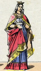 Karolingische Dynastie: Porträt von Adelaide d