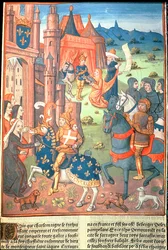 Karl der Große mit seinen Paladinen (Ritter seiner Gefolgschaft)