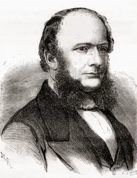 Charles William Siemens, aus Les Merveilles de la Science, veröffentlicht um 1870 (Gravur)