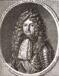 Charles de Sainte-Maure, Herzog von Montausier, 1610-1690. Französischer Soldat und Gouverneur des Dauphins Louis le Grand Dauphin. Aus Les Heures Libres, veröffentlicht 1908.