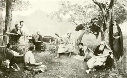 Cicero in Tusculum (Gravur)