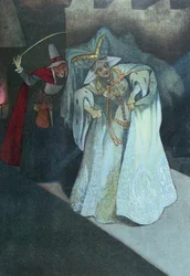 Aschenputtel mit ihrer Fee, ca. 1911