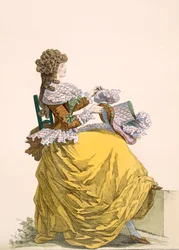 Colinette, Platte Nr. 315 aus Galeries des Modes et Costumes Francais, ca. 1778-87