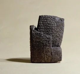 Kopie eines mesopotamischen Briefes in seinem Umschlag (Gips)