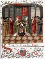 Krönung Heinrichs VI. 1431 in Paris