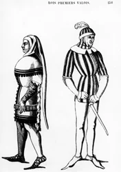 Kostüme der ersten Könige von Valois, 1877