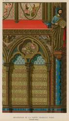 Dekoration der Sainte-Chapelle, Paris