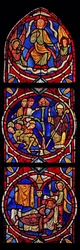 Christus und St. Martin, 3 Szenen aus der Kirche von Varennes-Jarcy