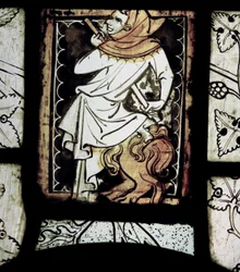 Grisaille mit Grotesken aus der Normandie