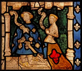 Zwei Türen, ursprünglich aus der Kirche von Betton, Bretagne