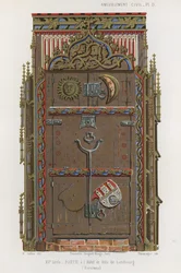 Tür im Rathaus von Lüneburg