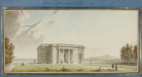 Perspektivische Erhebung des Pavillons von Mde. Du Barry