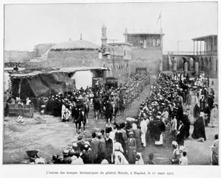 Einzug der Engländer in Bagdad 11.3.1917 (General Stanley Maude), Album de la guerre 1914-1919, ed. 1927