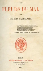 Erstausgabe von Les Fleurs du Mal von Charles Baudelaire