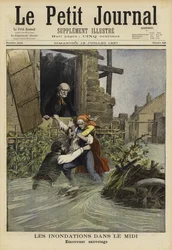 Überschwemmungen im Midi, Frankreich, 1897