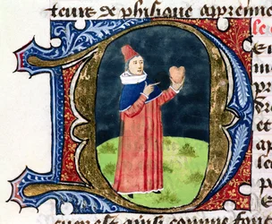 Das Herz, aus Traite de Medecine von Aldebrande de Florence, 1356