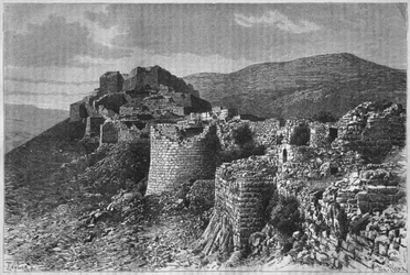 Festung von Baniyas, aus „La Syrie d