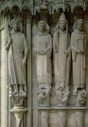 Vier Märtyrerheilige, Kathedrale von Chartres, ca. 12120