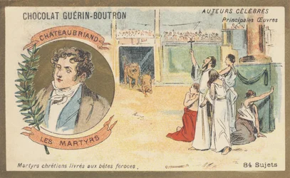 François-René, Vicomte de Chateaubriand (1768-1848), französischer Schriftsteller und Politiker, Autor von „Les Martyrs“ (1809)
