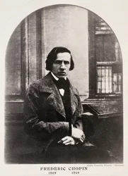 Frédéric Chopin (1810-49), nach einer Daguerreotypie gestochen