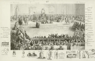 Französische Nationalversammlung während der Herrschaft von Ludwig XVI.