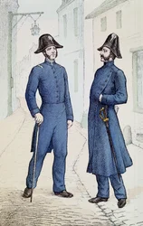 Französische Polizisten ca. 1829-30