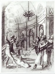 Frontispiz für Polyeucte von Pierre Corneille (1606-84) veröffentlicht 1643