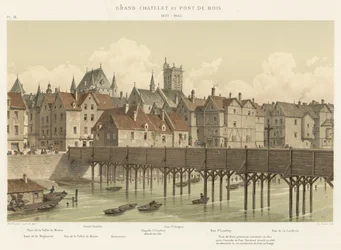 Grand Chatelet und Holzbrücke, 1621-1645