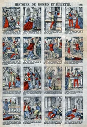 Geschichte von Romeo und Julia nach dem Stück von William Shakespeare