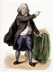 Honore Gabriel (Honore-Gabriel) Riqueti, Graf von Mirabeau (1749-1791) - in „Le Plutarque Français“ von Mennechet