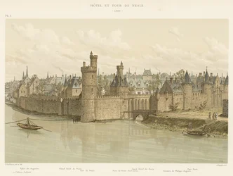 Hotel und Turm von Nesle, 1380
