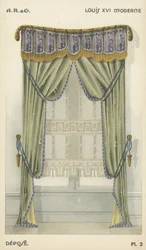 Illustration aus dem Innenarchitektur-Produktkatalog von A R & Cie, Frankreich