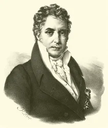 Jacques-Louis David, Porträt (Gravur)
