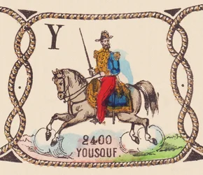 Joseph Vantini (1808-1866) französischer General genannt Yousouf, um 1860 (Druck)